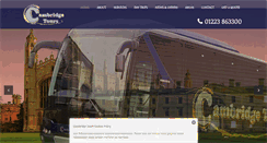 Desktop Screenshot of cambridgetoursuk.com