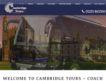 Tablet Screenshot of cambridgetoursuk.com